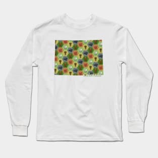 Colorado State Map Board Games Long Sleeve T-Shirt